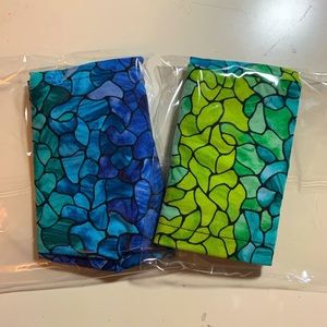 Blue Green Ombré Scrub Cap